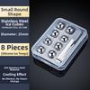 25mm Stainless Steel Ice Cubes Ball Reusable Whiskey Stones Set New Spherical Steel Ice Cubes