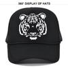 Summer Tiger Print Mesh Baseball Cap For Men Women High Quality Breathable Adjustable Outdoor Running Sports Sun Visor Hat