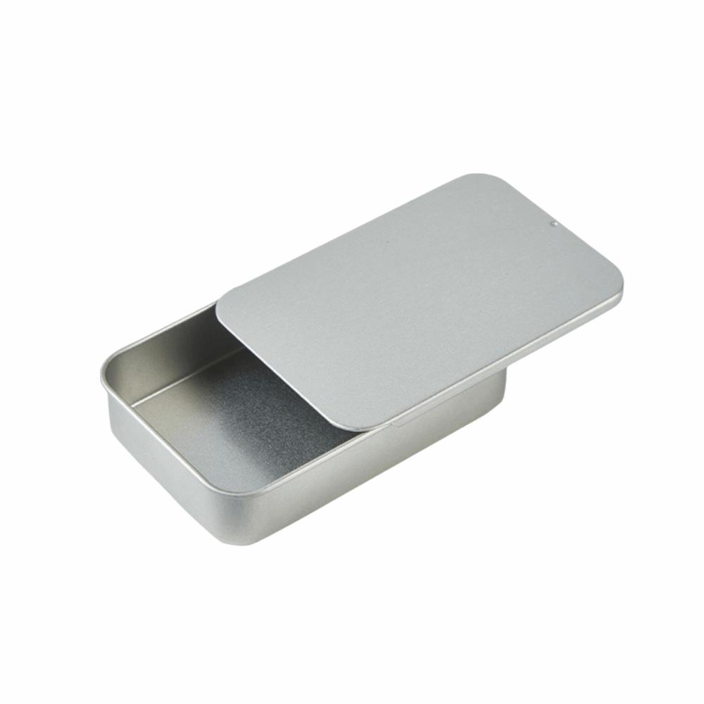 Small Size Push-Pull Tin Box Multi Size Mini Iron Box Sliding Lid Tin Box  Jewelry Storage
