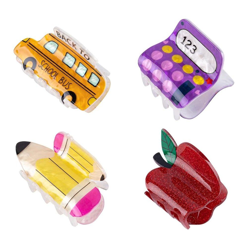 Cartoon Hair Claw Clip Pencil Headwear Cute Barrettes  Hair Accessories