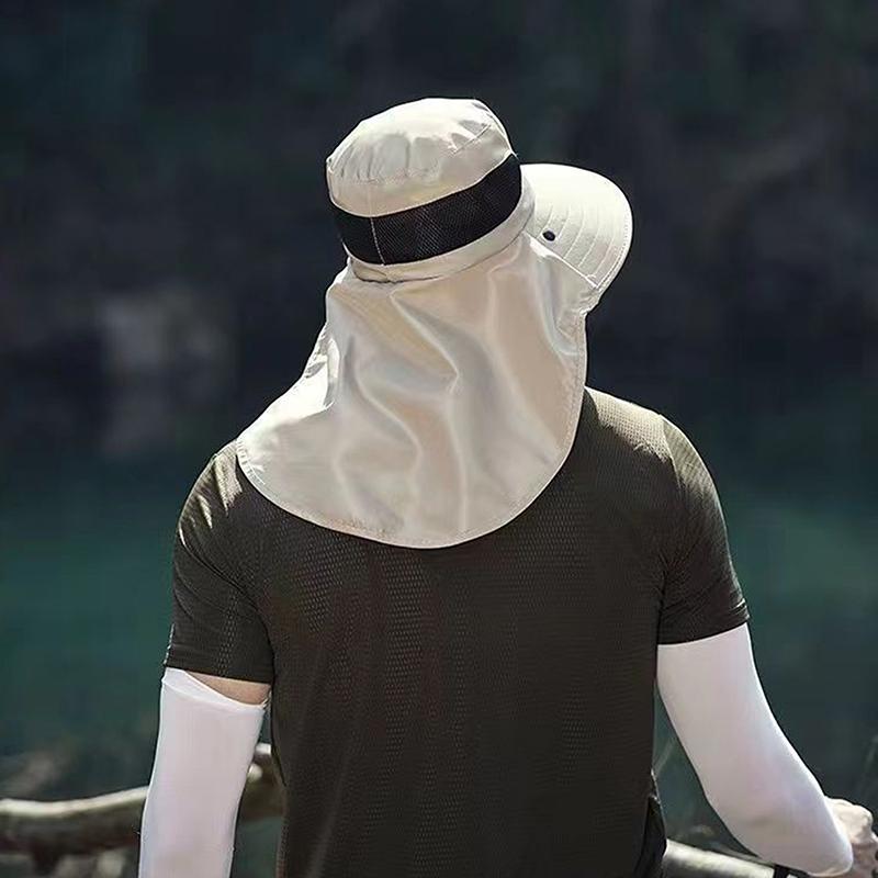 Summer Large Sun Hat For Men Women Breathable Fishing Caps Sun Uv Protection Fisherman Hat Hiking Outdoor Beach Cap Gifts