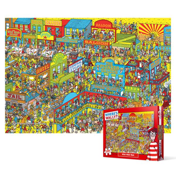 

Пазл из 1000 деталей - Find Wally Wild West, популярная корейская головоломка