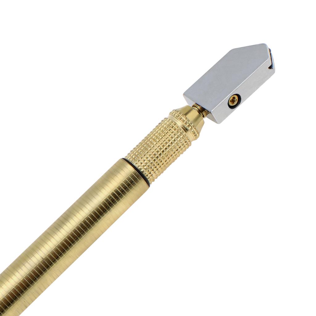 Pencil Shaped Metal Glass Hand Cutting Accessory With Built-in Oil Chamber, General Home Handmade Glass Processing Small Tool Parts