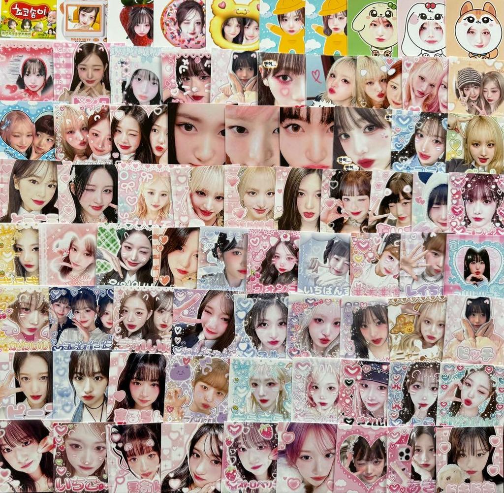 [USED] IVE Domson Sticker Cards Korean Artist 240 Sheets