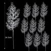 Christmas Tree White Artificial Pine Needles Ornaments DIY Artificial Wreath Garden Decoration Plant New Year Party Decor Supply