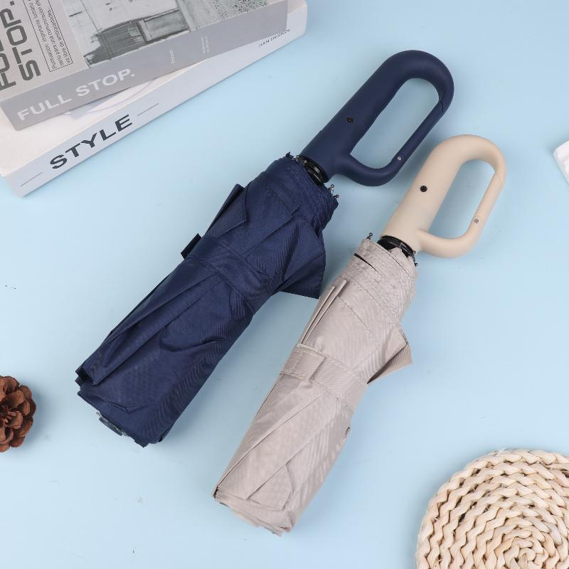 Fully Automatic Folding Umbrella Advanced Feeling Sunshine And Dual-Purpose Parasol Extra Large Thickening Reinforcement