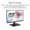 [.co.jp Exclusive] ASUS Monitor Eye Care VA24EQSB 23.8 inch / Full HD / 1920 x 1080 / IPS Frameless / 75Hz / Adaptive-Sync / Blue Light Reduction / Fl