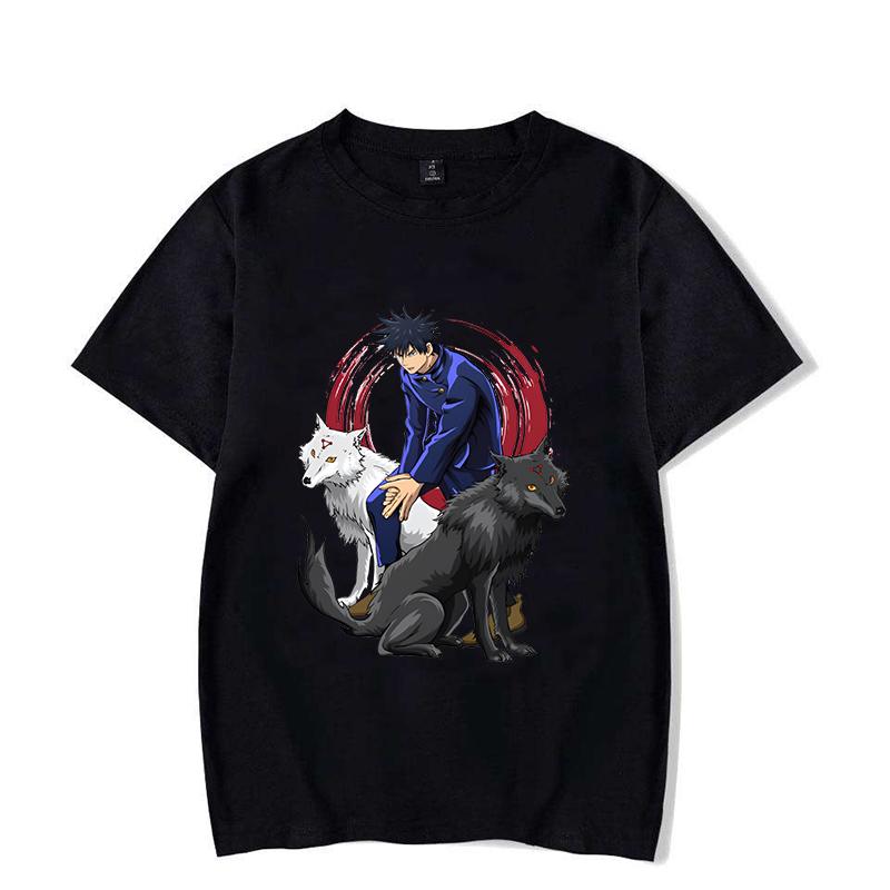 New Fushiguro Megumi Print Short Sleeve T Shirts Men Men Shirts Summer Short Sleeved Anime T-shirts Comfy Soft Shirts Loose Tops