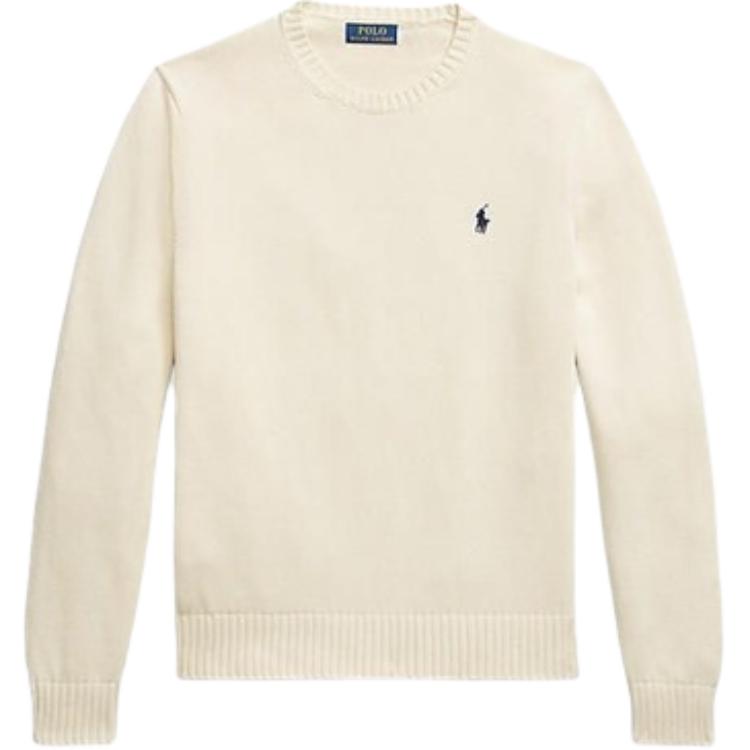 Polo Ralph Lauren Solid Logo Crew Neck Knit Sweater Men sweater MNPOSWE16822194-101
