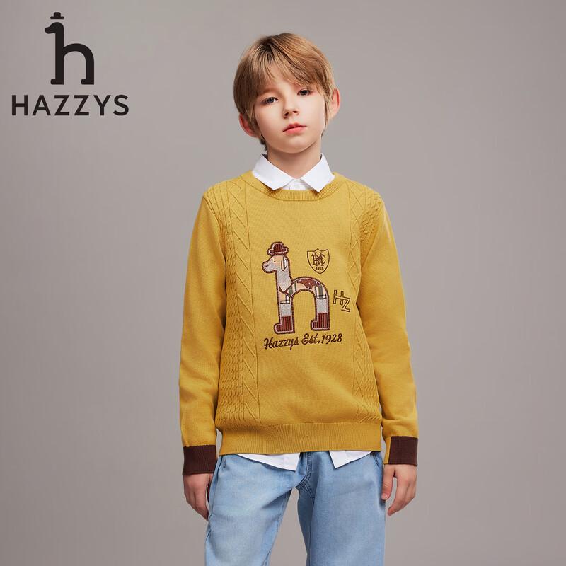 Hazzys Boys' Round Neck Pullover Sweater