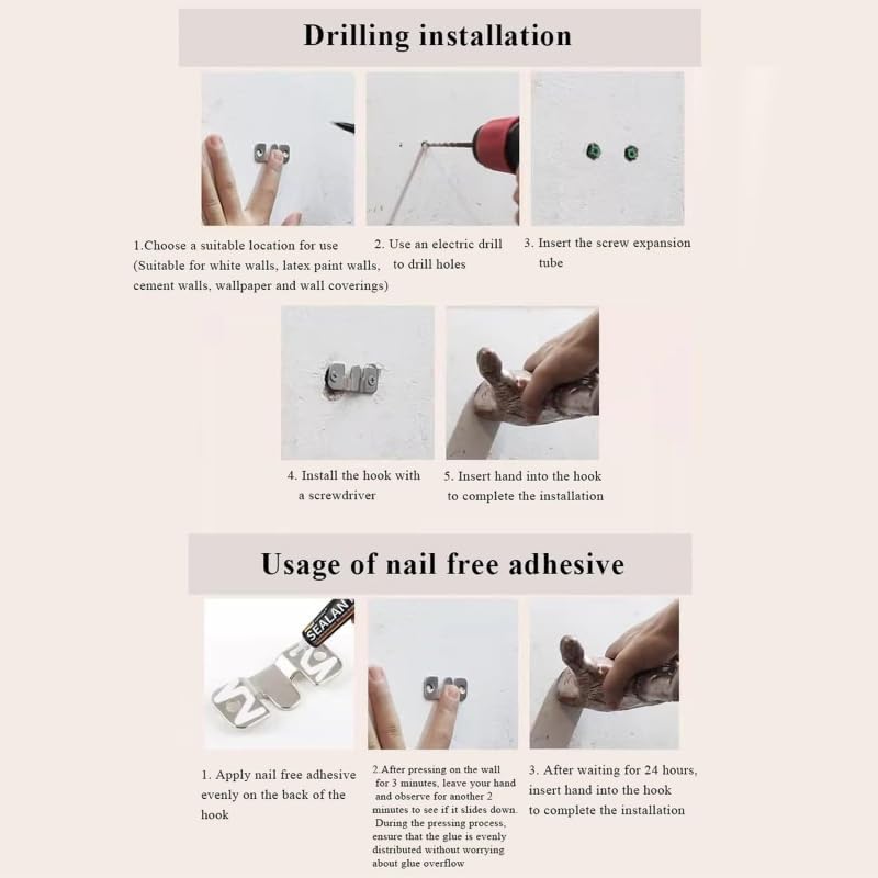 Wall Mounted Mechanical Pink Hand Shaped Wall Decor Basketball Rack Holder,Suitable for Room and Garage Soccer Walls Decor Space Saving Display Stand