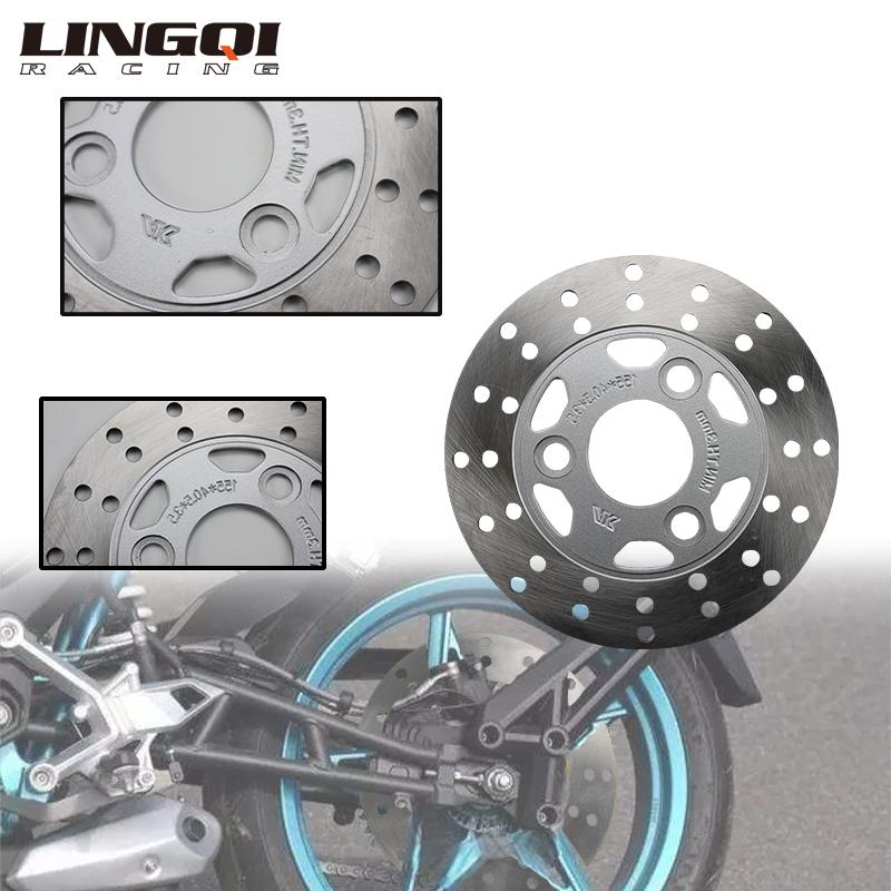 LINGQI RACING 155mm Vorderradbremsscheibe Rotor mit 3 Befestigungsschrauben für Monkey Z50 Bike Z50R Pit Dirt Bike Motorradzubehör