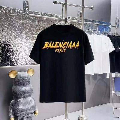 Summer Y2k Luxury Brand T-Shirt Pure Cotton Flat Printing Large Size Round Neck Short-Sleeved Unisex's And Wounisex's Top T-Shirt