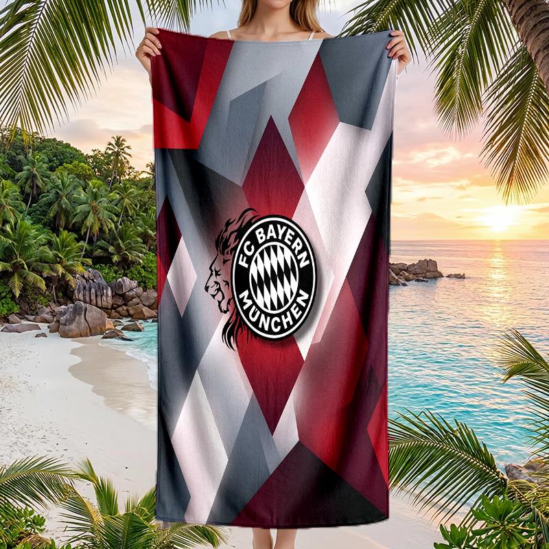 Asciugamano da Spiaggia Bayern Monaco Asciugatura Rapida Microfibra Assorbente Portatile da Viaggio Asciugamano da Nuoto