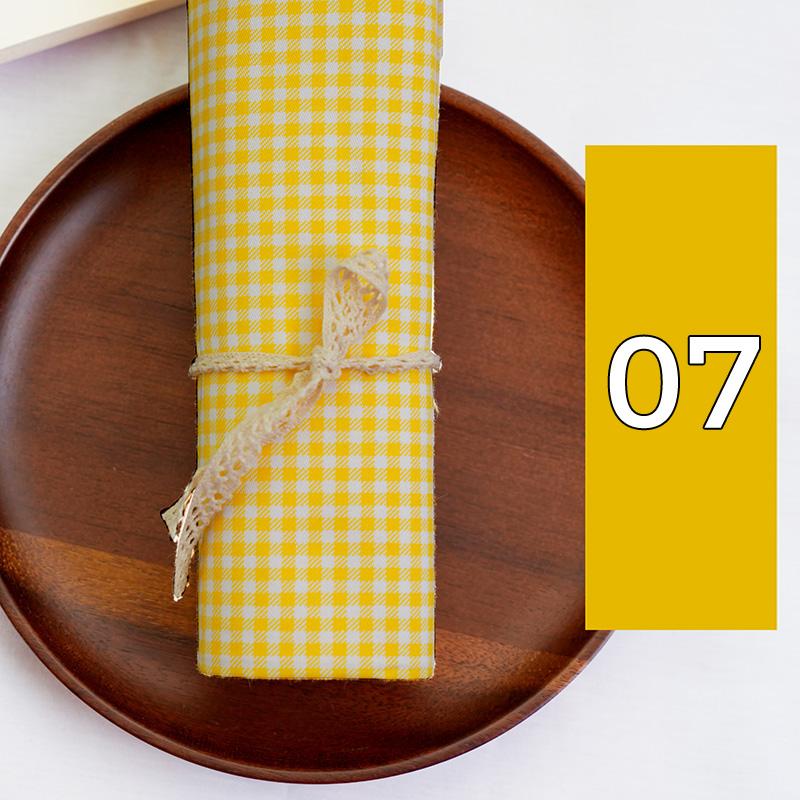 100*160cm Printed Grid Plaid Cotton Fabric For Handmade Baby Clothes Patchwork Quilting Fabric Diy Upholstery Curtain Tablecloth