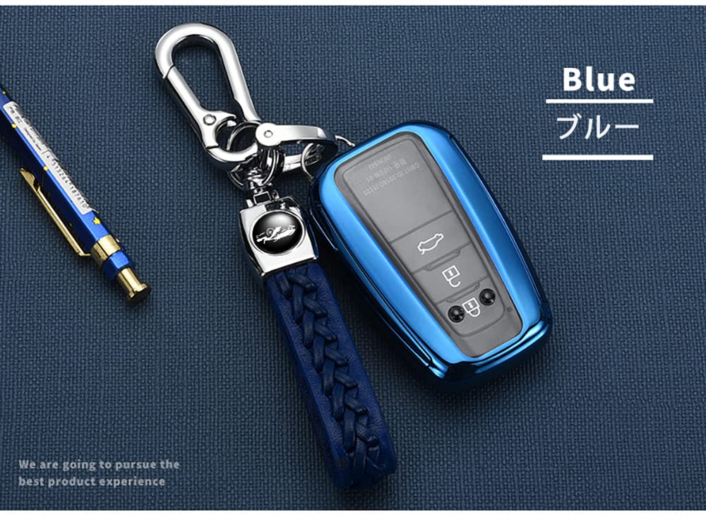 For Toyota Prius 50 Series New Corolla RAV4 50 Series Camry 70 Series Land Cruiser Prado 150 Late Model Exclusive Key Case Key Cover Key Holder