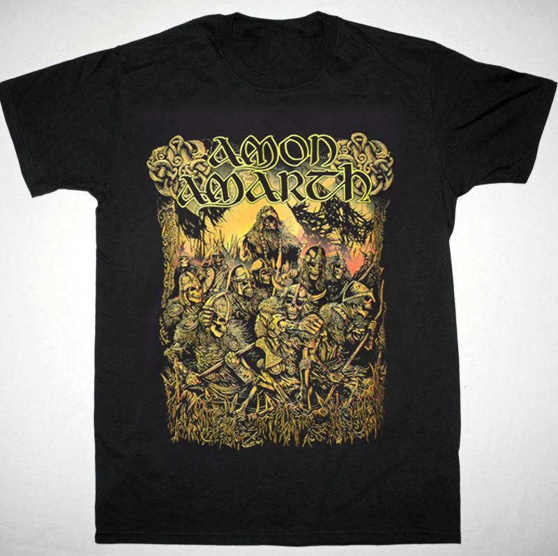 

НОВИНКА Amon Amarth - Loki Подарок Фанату Черная Футболка с Коротким Рукавом Все Размеры Унисекс Футболка M