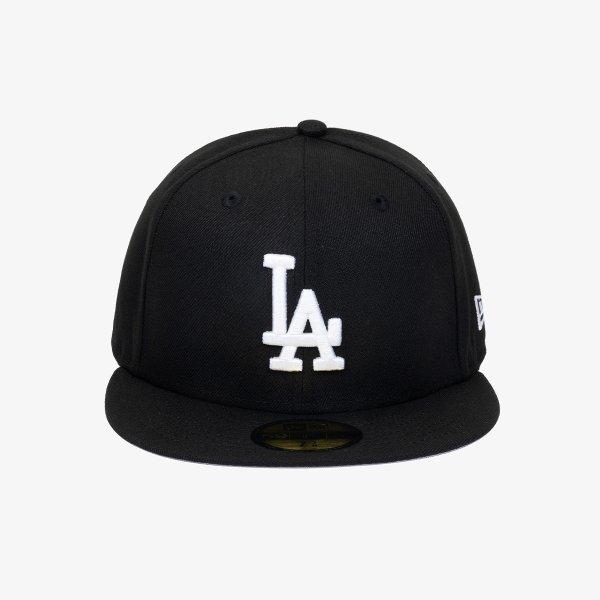 New Era Mlb La Dodgers Fitted Cap bLack White 11591149