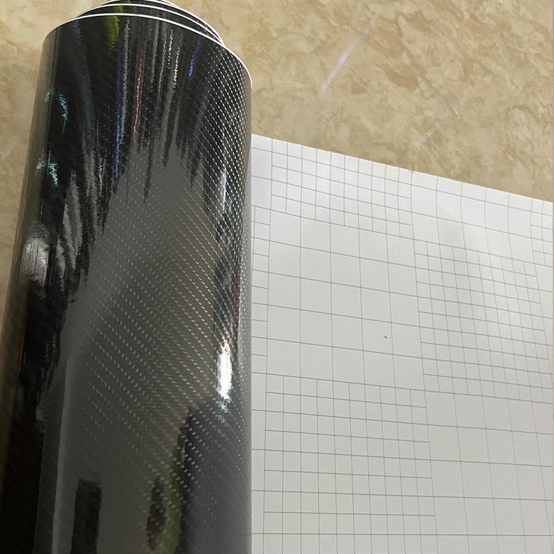 Carbon Fiber Vinyl Wrap Film High Glossy 6D Console Skin Auto Motorcycle Accessories Waterproof Wear resistance Car Stickers