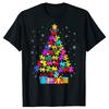 Cute Autism Christmas Graphic T Shirts Unisexs Clothing New In Tops Tees Cotton Women Printed Tshirt Y2K Clothes Funny Tshirt
