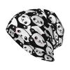 Custom Cartoon Panda Anime Beanies Caps for Men Women Unisex Fashion Winter Warm Knitted Hat Adult Kawaii Bonnet Hats