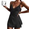 Women Lace Spaghetti Nightgown V-neck Robe