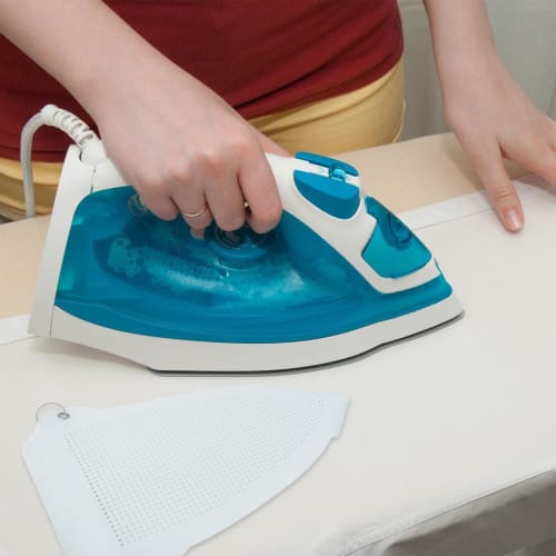 Iron Bottom Protector - Heat-Resistant Iron Shoe Cover, Ironing Board Protector | Protective Iron Bottom Guard Shield, Iron Base Protector, Electric I