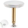 Bathtub Plug - AIMOONSA - Ø43 Mm - Solid Brass - Silicone Seal - Adjustable Height 32-52 Mm