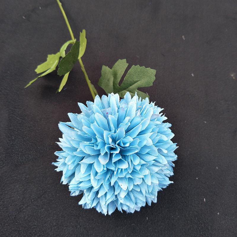 Bridal Wedding Artificial Flowers Fake Chrysanthemum Ball Bouquet Flowers