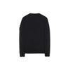STONE ISLAND Solid Color Crew Neck Pullover Sweatshirt Men Sweatshirt Black 721561151-V0029