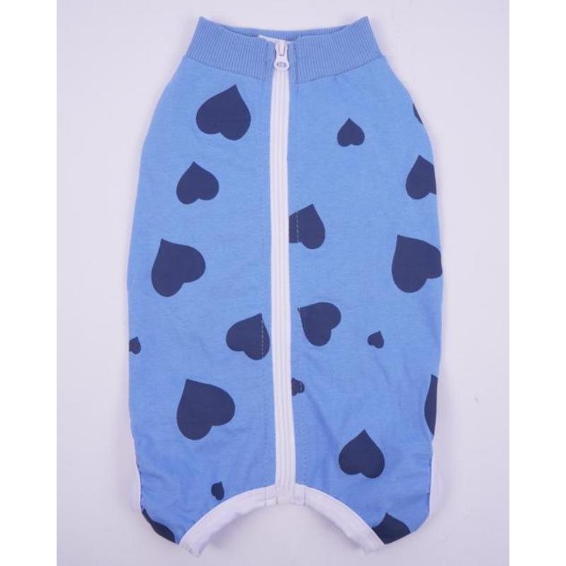 Dog Clothes, Thin Belly Protection Vest, Belly Anti-cool Free Striped Shirt, Back Buttons, Female Dog Sterilization and Weaning