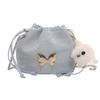 Korean Aesthetic Casual Bucket Bag Chain Summer 2024 New Niche Design Bag Crossbody Pleated Bag Women