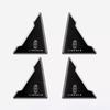 4Pcs Car Door Corner Anti-Collision Pad Scratch Protection Sticker For Lincoln Navigator Continental Nautilus Aviator MKZ MKX m1