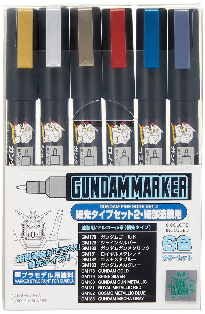Gundam Marker Fine Point Type Set 2