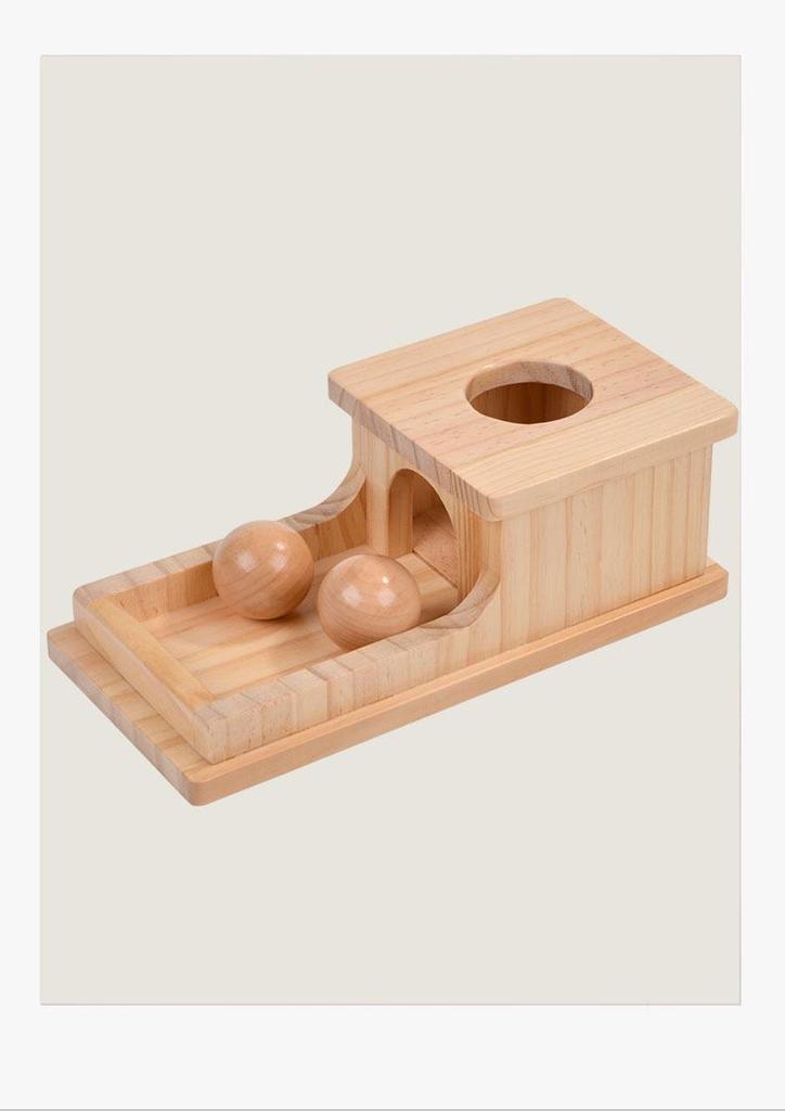 Montessori Wooden Building Blocks Box: Toddler Sensory Educational Toys