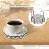 8PCS Diamond Art Painting Coasters with Holder Set, DIY Drink Coasters Art Crafts Supplies for Cup Mat Home Decor  3.9inch