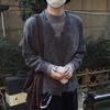 Stylish Hole Spliced V-Neck Knitted Pullovers Autumn Winter Fake Two Pieces Men's Clothing American Long Sleeve Loose Sweaters
