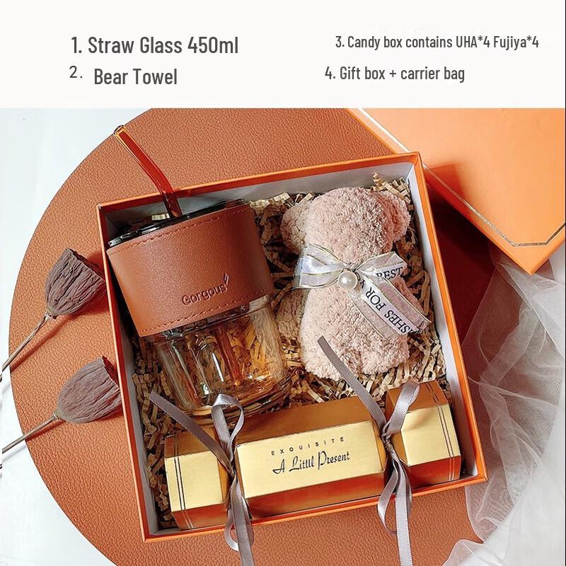 WZ Glass Cup Gift Set Package 8