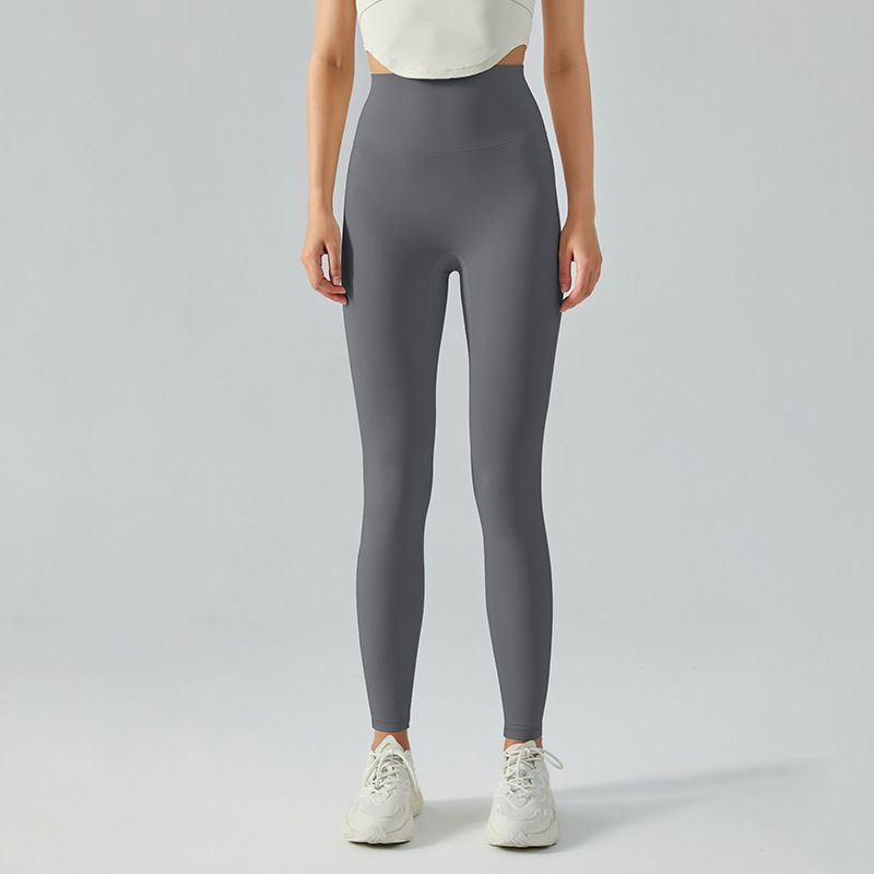 Export Double-Sided Sanding Yoga Pants No T Line Nude Feel Hip Lifting Waist Outdoor Running Sports Slim Fit Fitness Pants Outwear