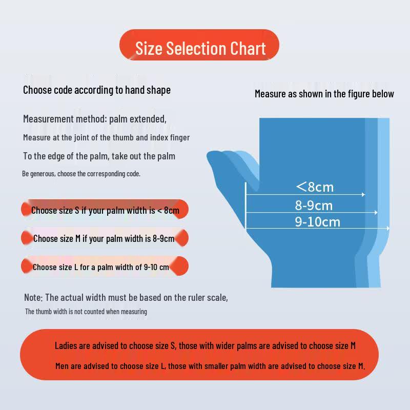 Jiazhanli Disposable Thickened Nitrile Gloves