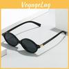 Oval Sunglasses Fashion Small Women Shades Uv4 Vintage Brand Designer Clear Ocean Lens Punk Trending Sun Glasses