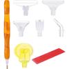 Resin 5D Diamond Painting Pen with Glue Clay Roller with 5 Drill Pen Picking Heads and 1 Glue Clay for DIY 5D Diamond Painting