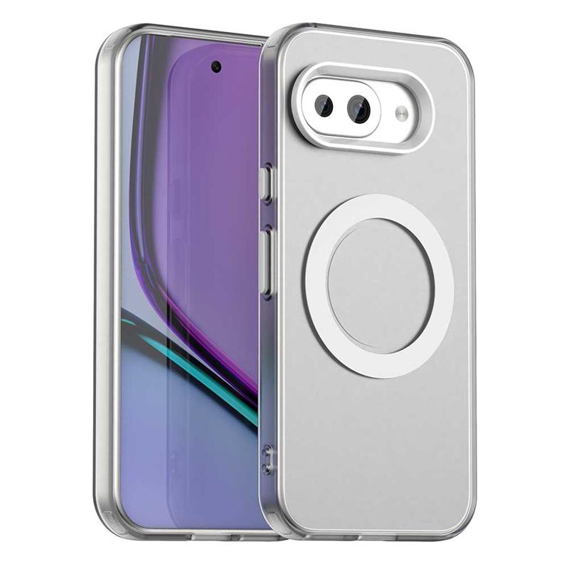 Transparent Case For Google Pixel 9A Case Pixel 8 9 10 Pro XL Magnetic Adsorption Wireless Charge Cover For Google Pixel 9A Case