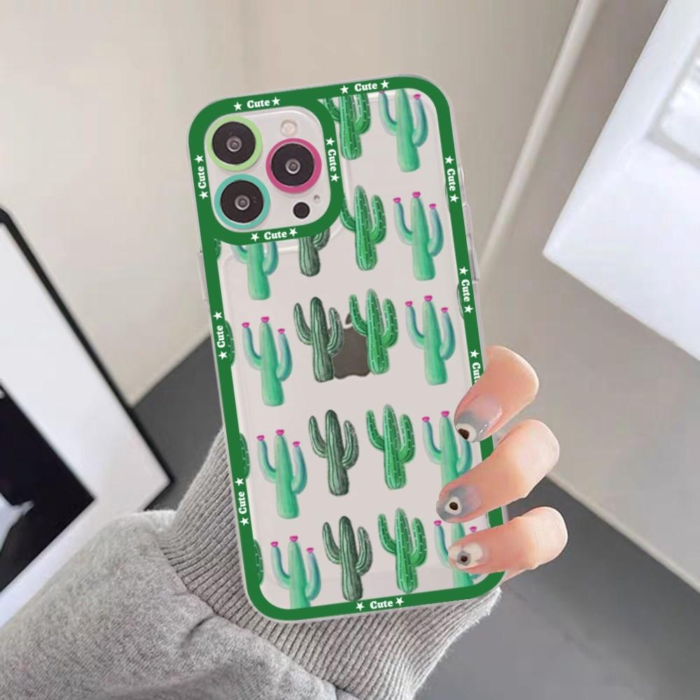 Cartoon Art Summer Cactus Phone Case For Samsung A 10 20 30 70 13 21 32 72 22 51 52 53 71 73 32 4g 32 5g Fundas