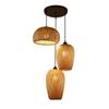 Bamboo Woven Pendant Light: Creative Pastoral Art for Study, Bedroom, Hallway, or Balcony