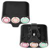 22mm Motorcycle Handlebar Mount Switch Headlight Hazard Brake Fog Light ON OFF with LED Light