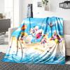 Beach Party Adventure Blanket Soft Throw Blanket For Home Bedroom Bed Sofa Travel Office Solid Christmas Blanket