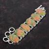 Unakite Gemstone Bracelet 925 Sterling Silver Bracelet Adjustable Chain Bracelet Antique Jewelry Handmade Amazing Bracelet Anniversary Gifts