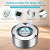 3L Dog Water Bowl Stainless Steel No Spill Large Capacity Dog Food Drink Bowl Slow Water Feeder,Spill Proof Pet Water Dispenser