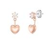 Lala J Heart Ear Jacket Earrings (Jjljeq4Bf376Sr000)